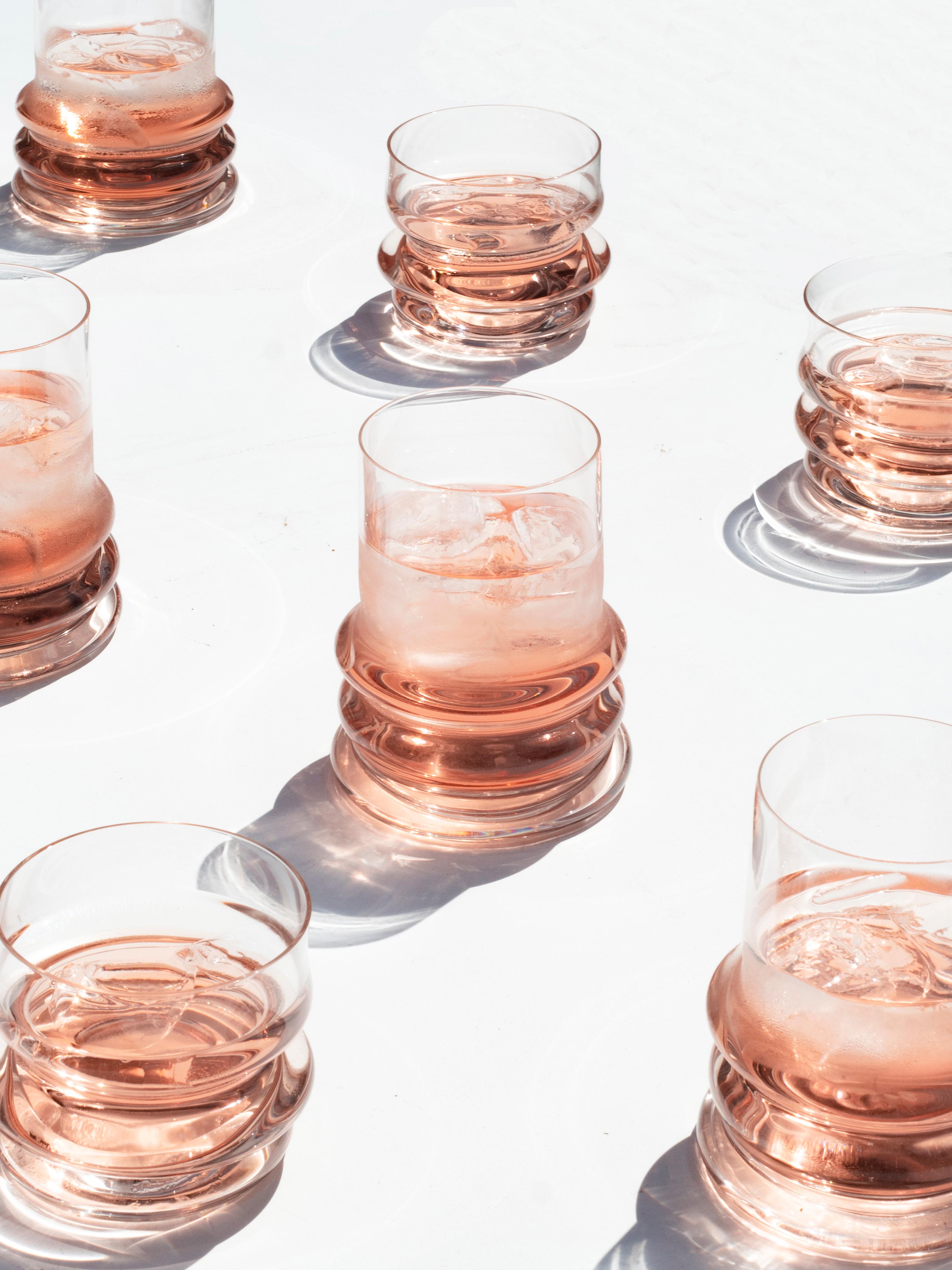 FUSO, mundgeblasenes hohes Glas von Ries (21. Jahrhundert und zeitgenössisch) im Angebot