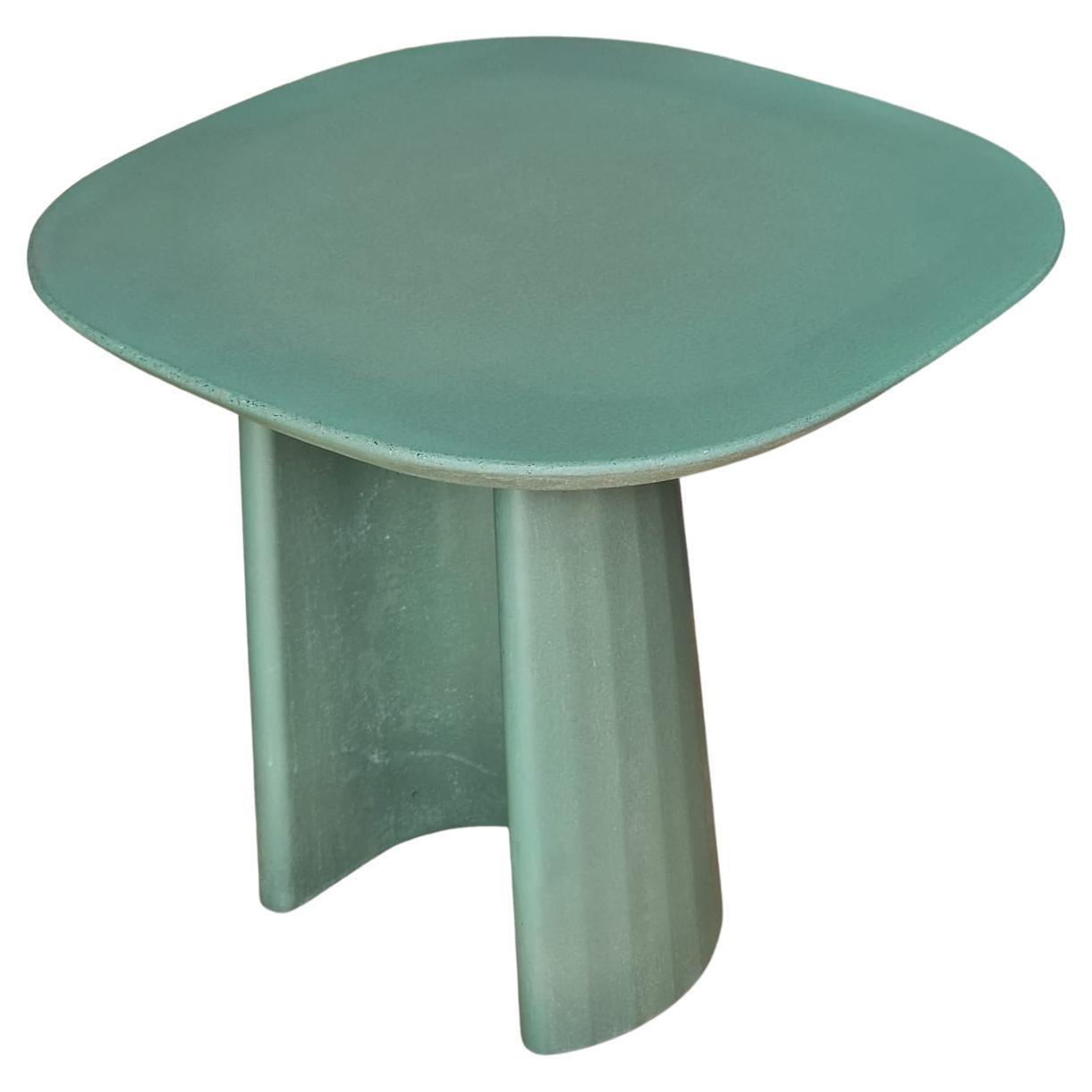 Fusto Domestic Landscape Concrete Coffee Side Table Green Grey Cement Mod.I For Sale