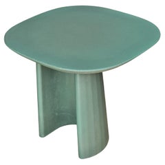 Table basse en béton pour paysage domestique Fusto, vert et gris, Mod.I