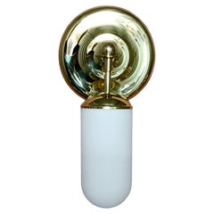 FUT Wandleuchte aus Glas und Messing, Nickel oder Chrom – von Candas Design