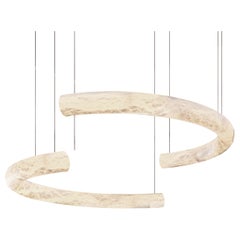 Lampe à suspension moyenne Futatsu par Alabastro Italiano