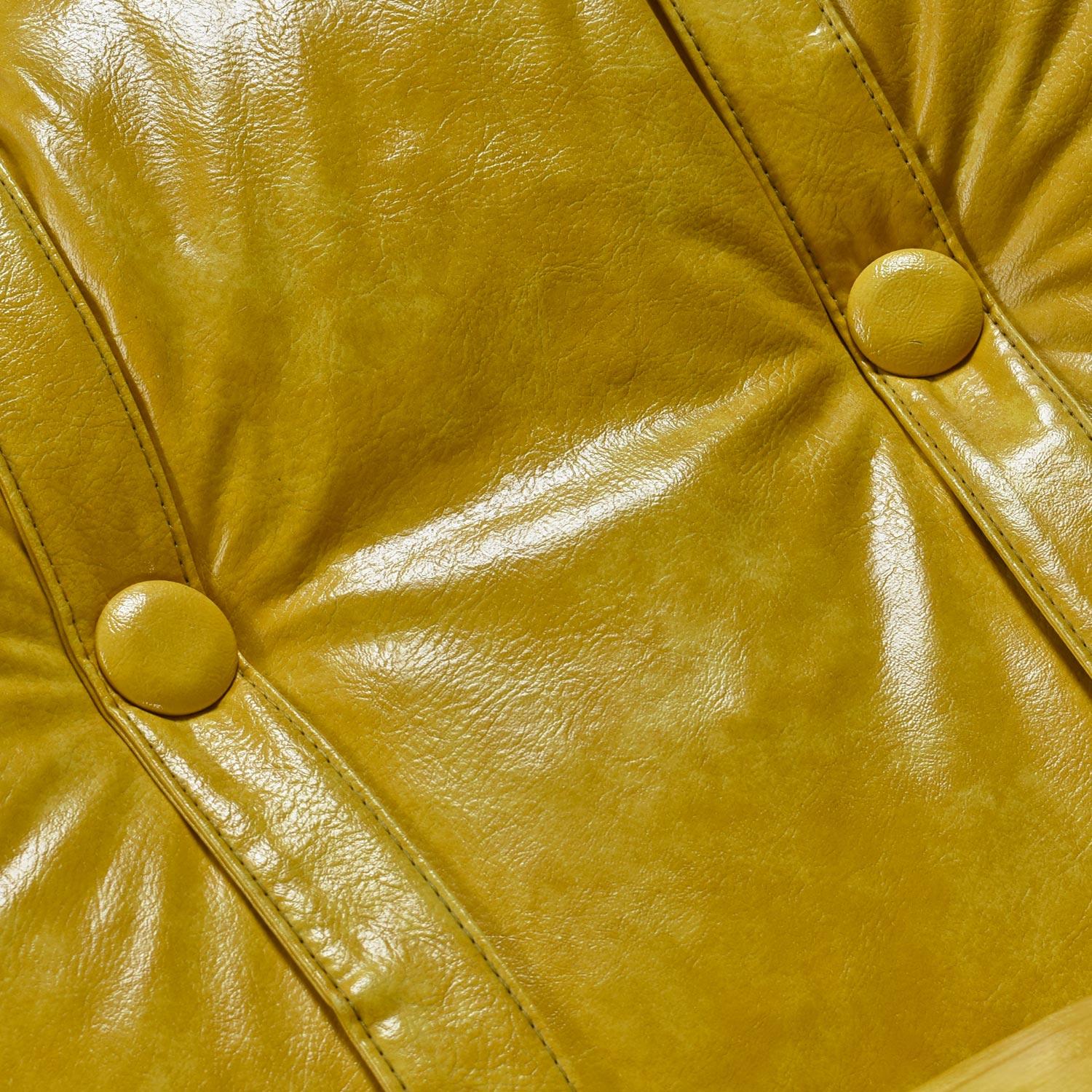 Futorian Decorian Molded Plastic Lemon Candy Shell Italian Modern Lounge Chairs 2