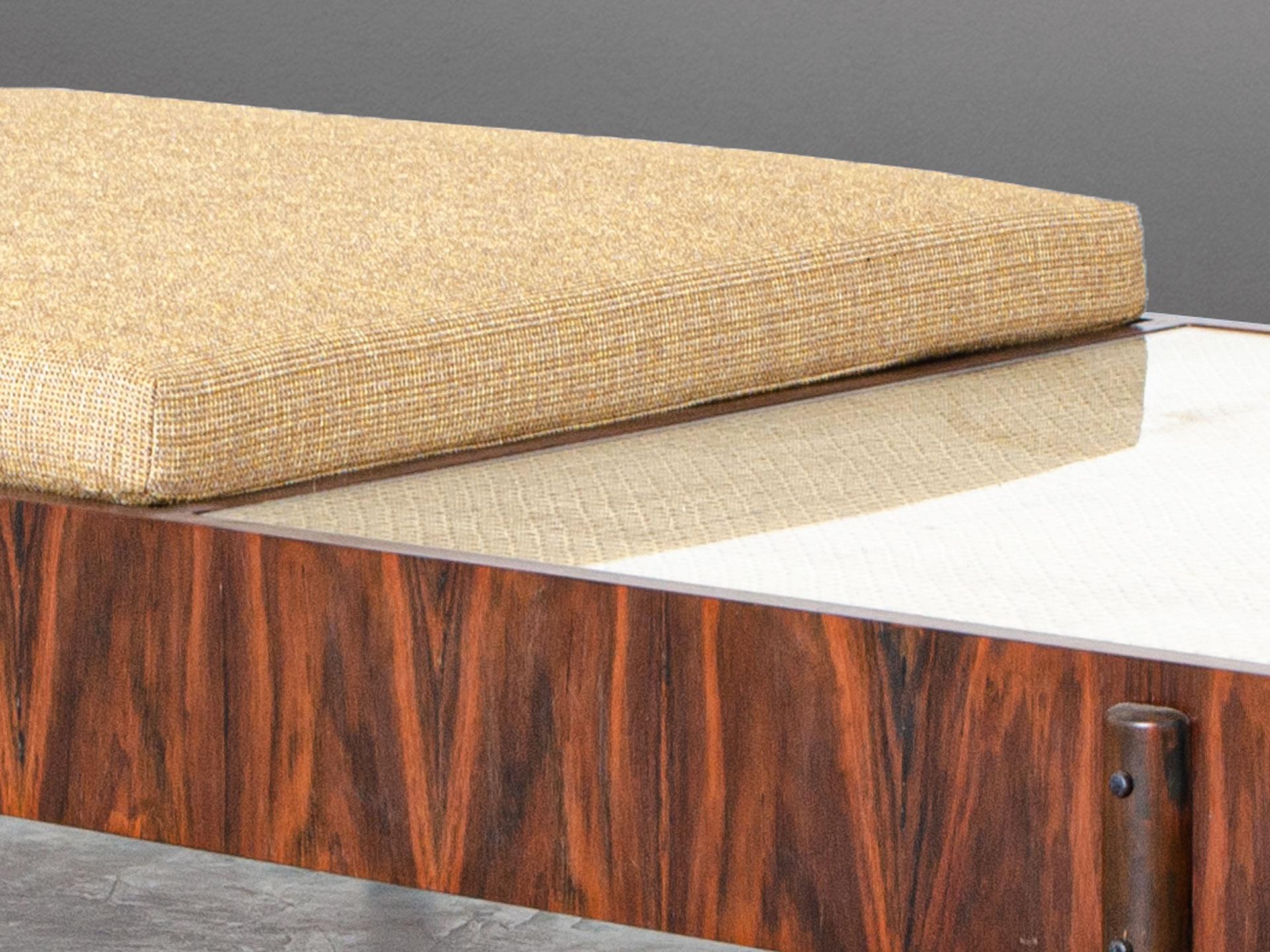 Woodwork Futton Adi Side Table, 2021, 60's-Inspired, Brazilian Design For Sale