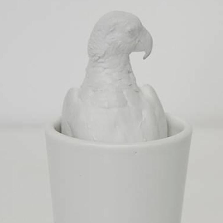 Parrot Cups - Contemporary Sculpture by Future Retrieval (Katie Parker and Guy Michael Davis)
