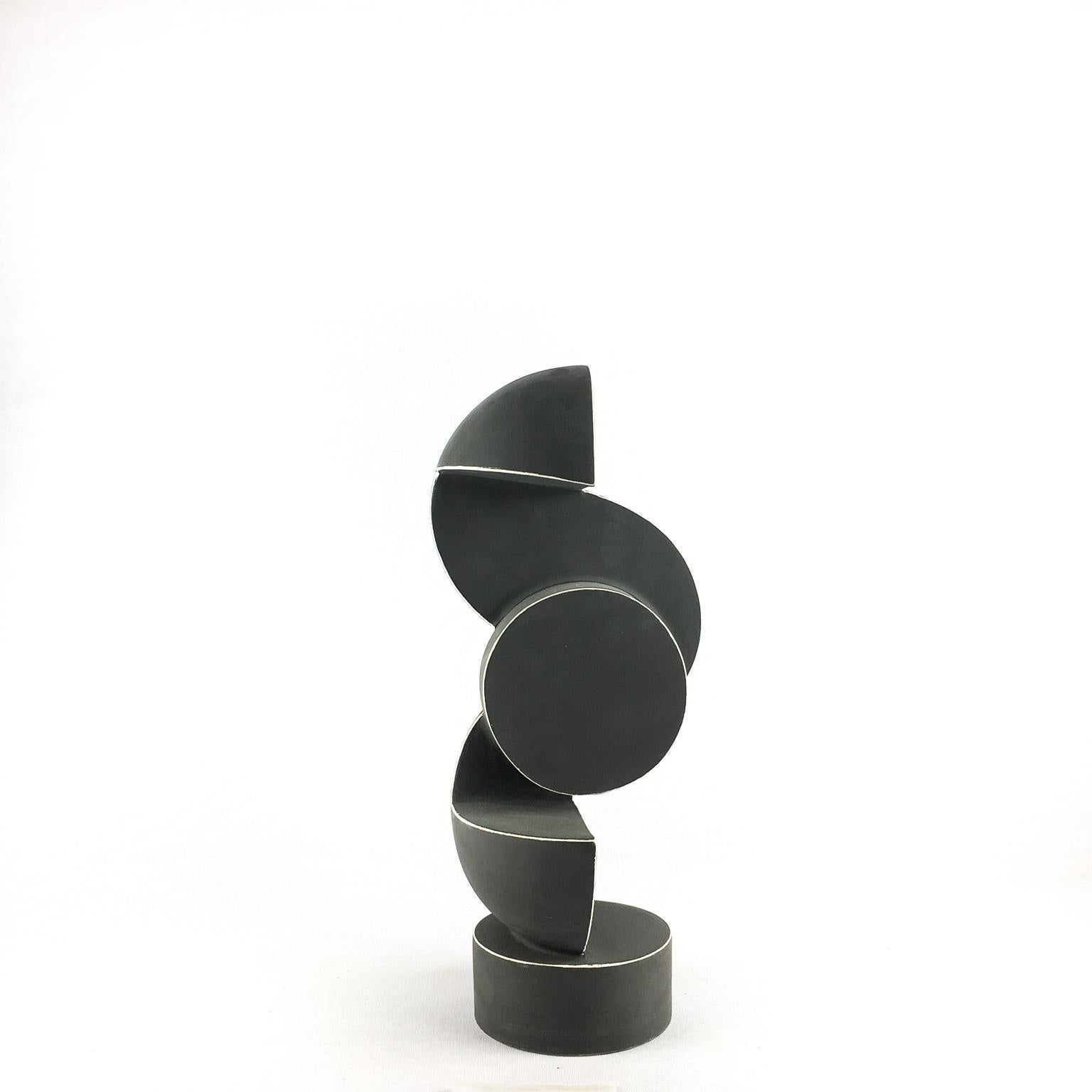 Contemporary Italian futurism ceramic sculpture  For Sale