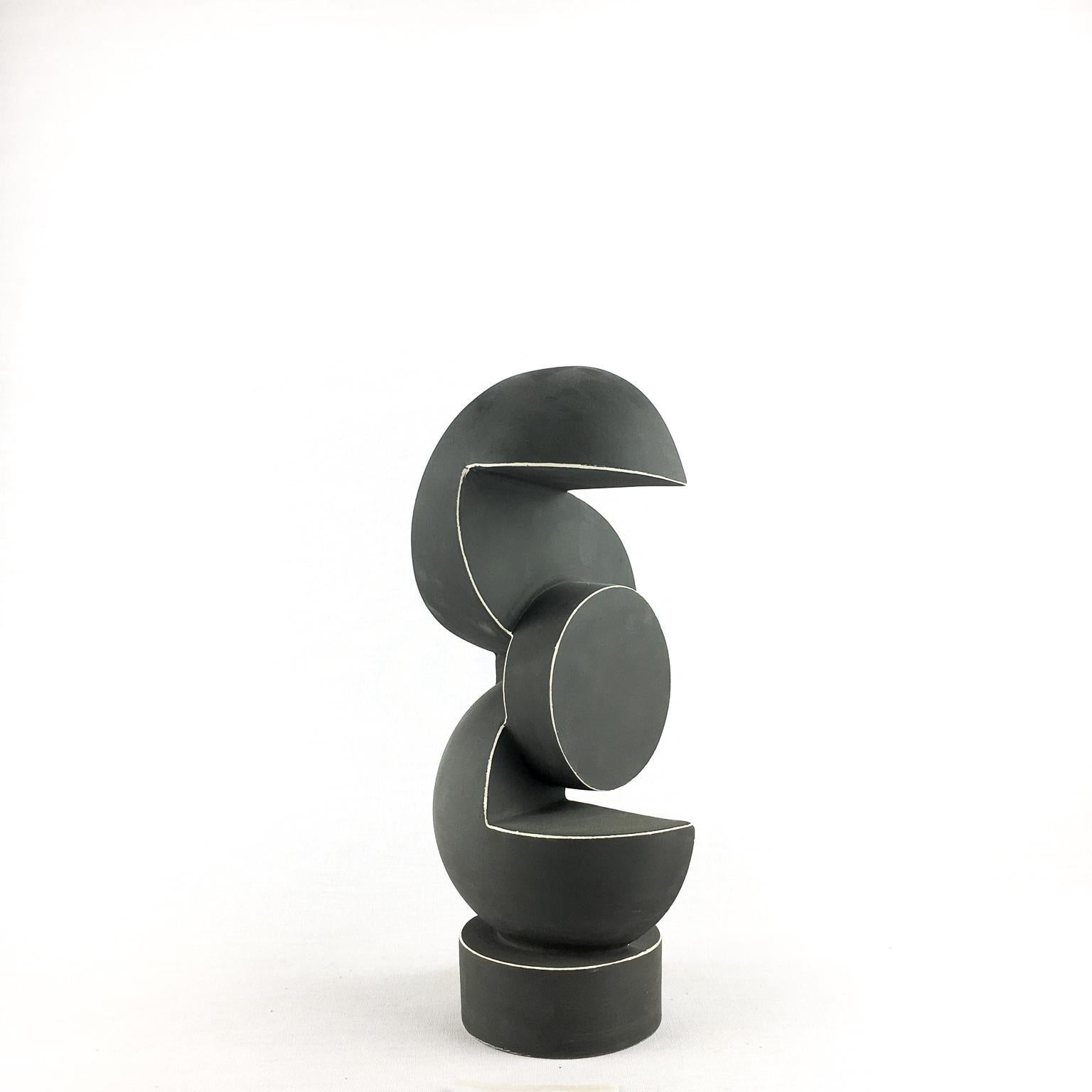 Italian futurism ceramic sculpture  For Sale 2