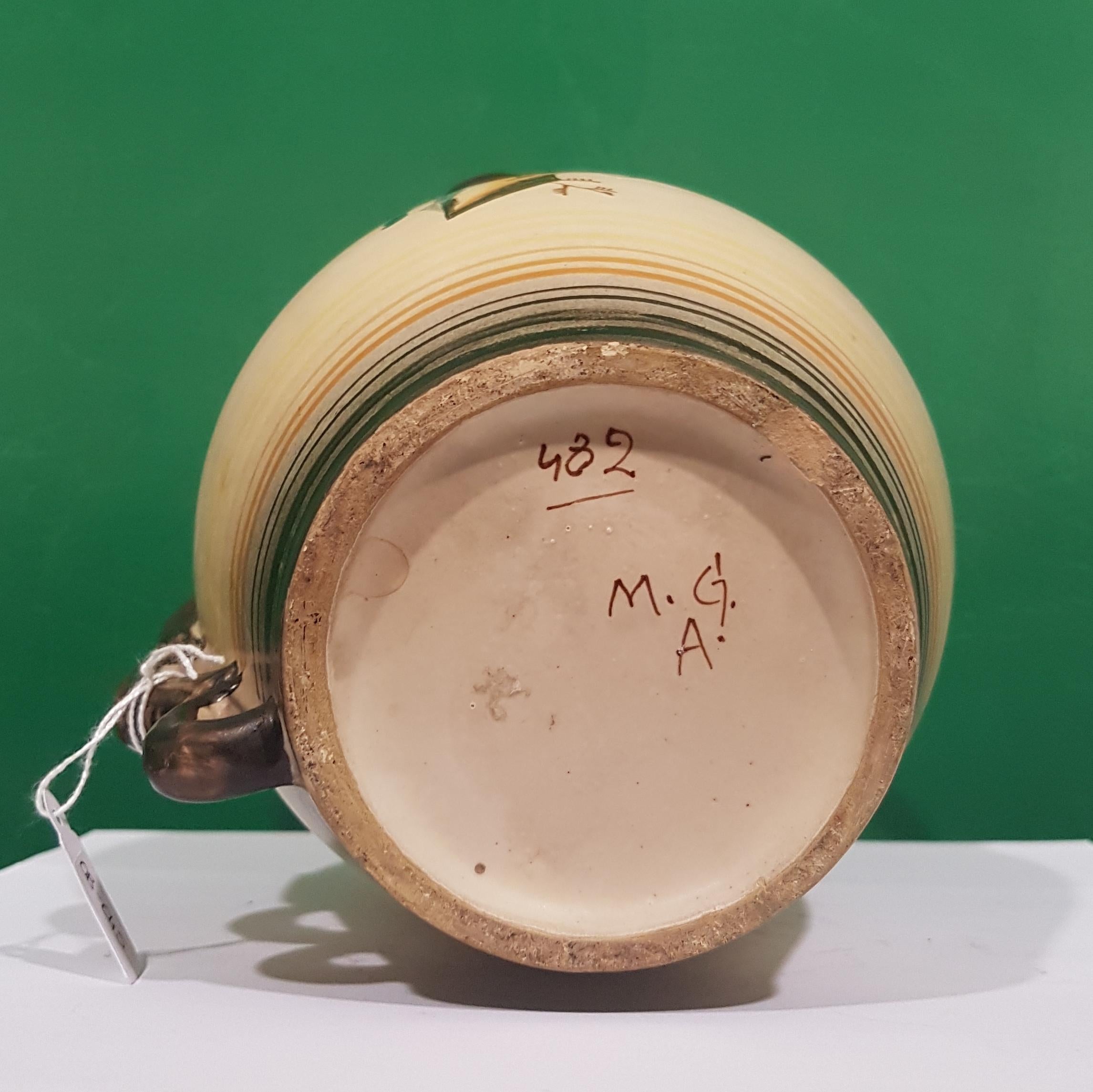 Mid-20th Century Futurist Ceramic Vase by Nicolaj Diulgheroff, 1930s