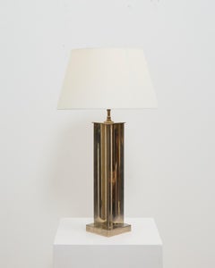 Futurist Table Lamp in Brushed Chrome and Nickel, Italy, 1960s Design