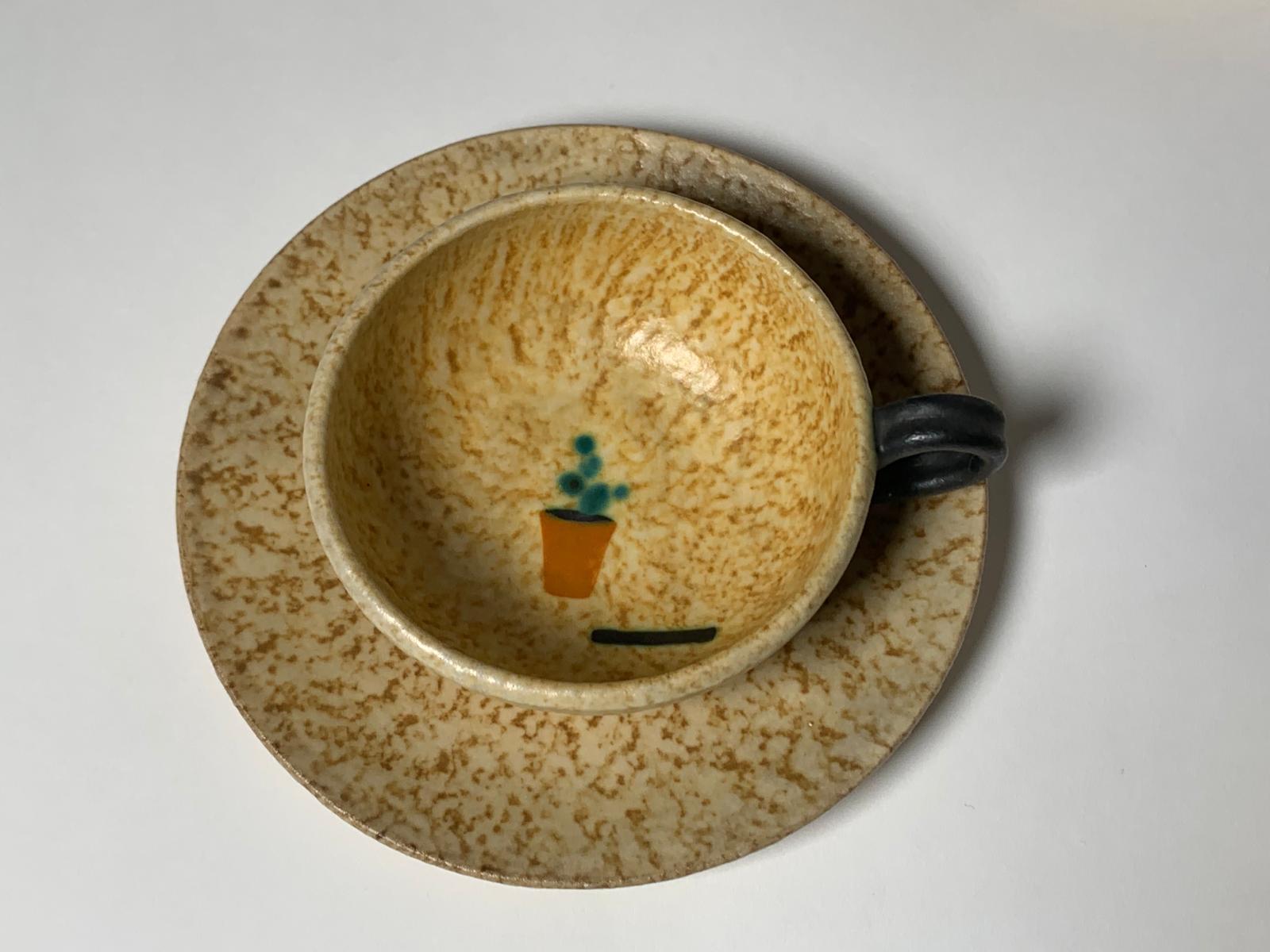 Servicio de té futurista para seis personas de Ivos Pacetti para La Fiamma, Albisola en venta 10