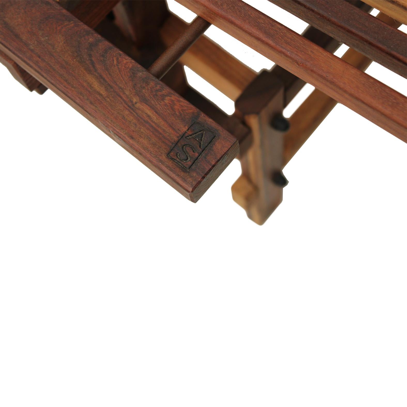 Sono-Skulptur-Holzstuhl entworfen von Anacleto Spazzapan  im Angebot 2