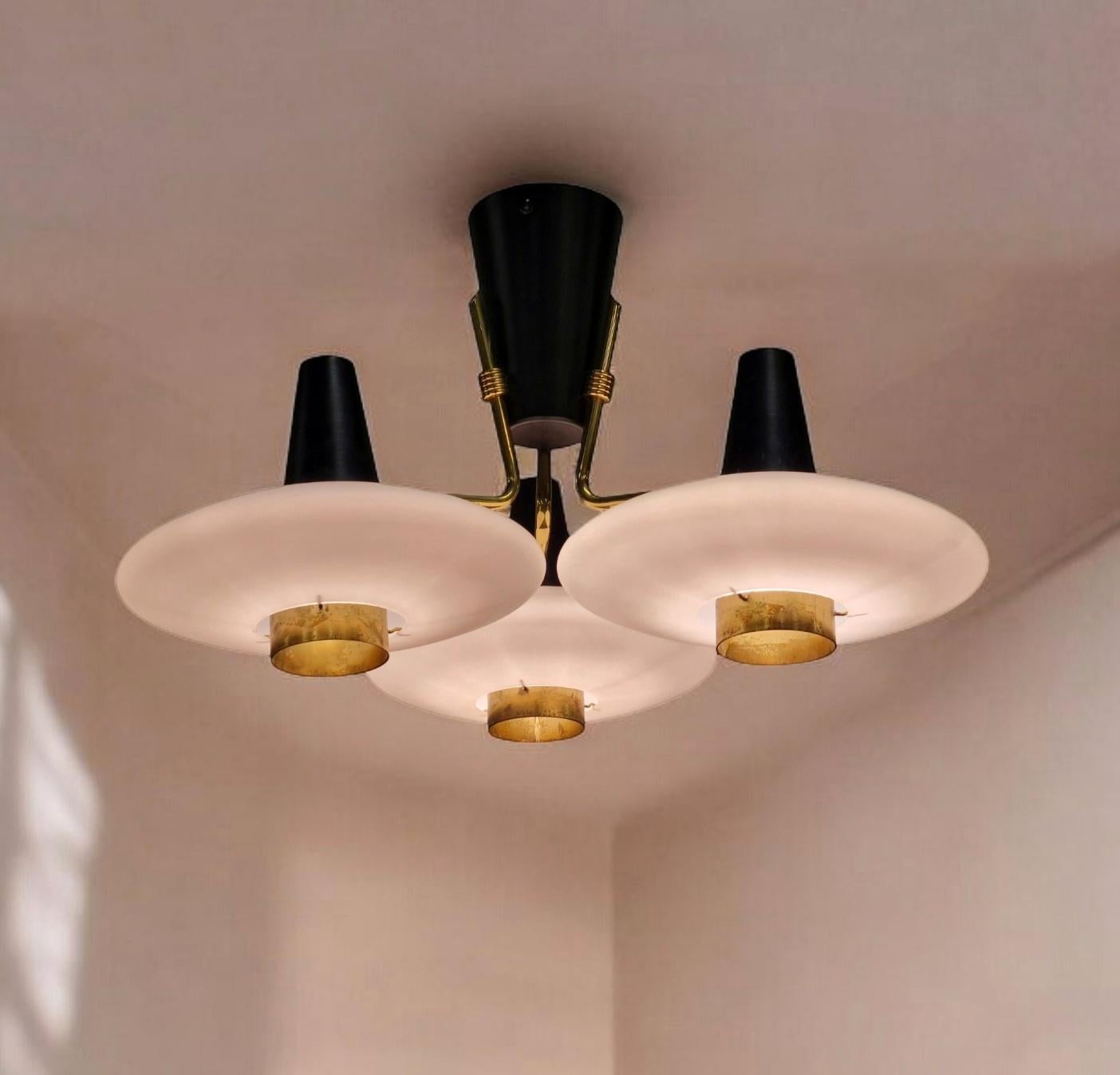 Mid-Century moderno Lampada da soffitto futuristica 