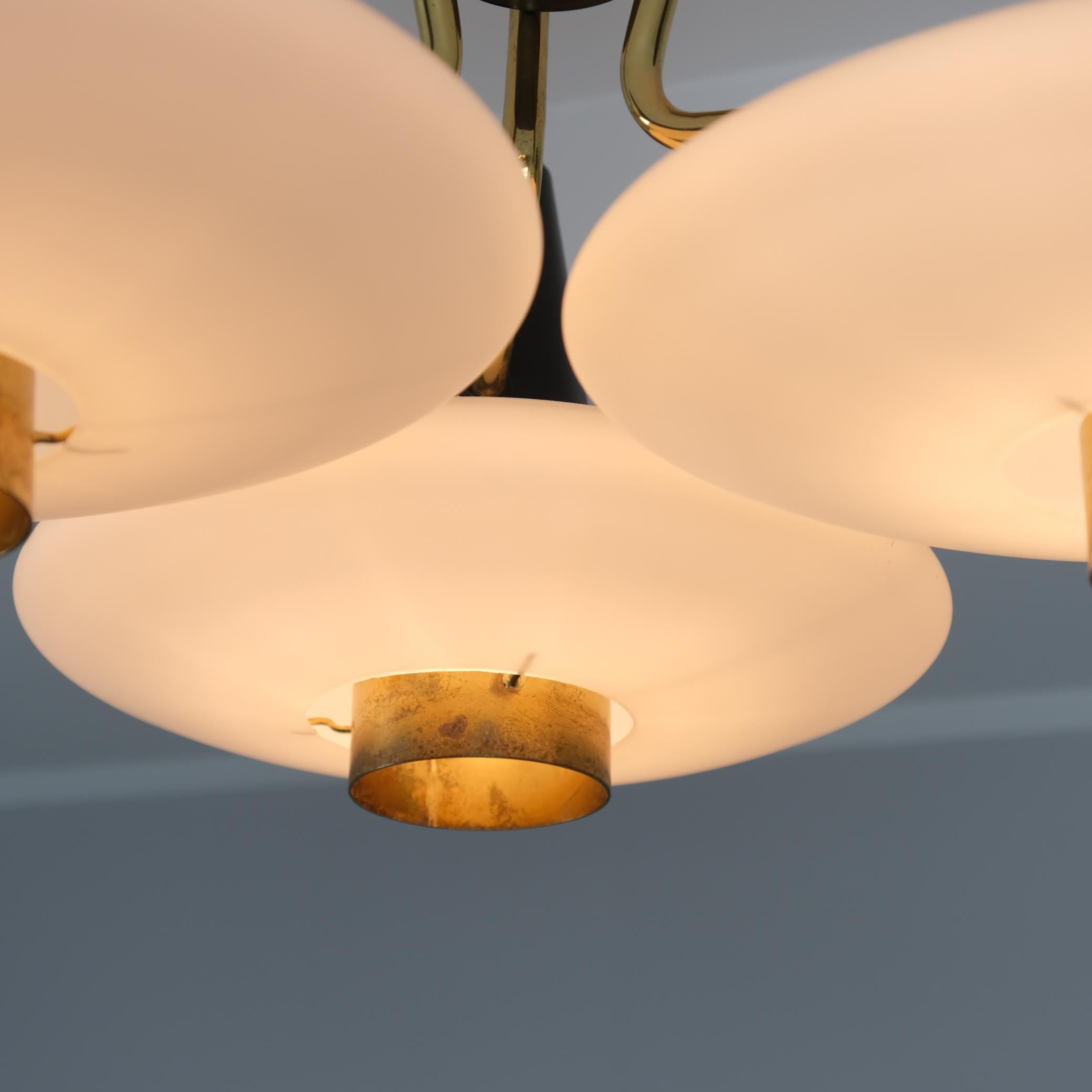 Ottone Lampada da soffitto futuristica 
