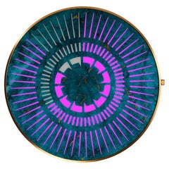 Futuristic light work that is also a beautifully contrived timepiece