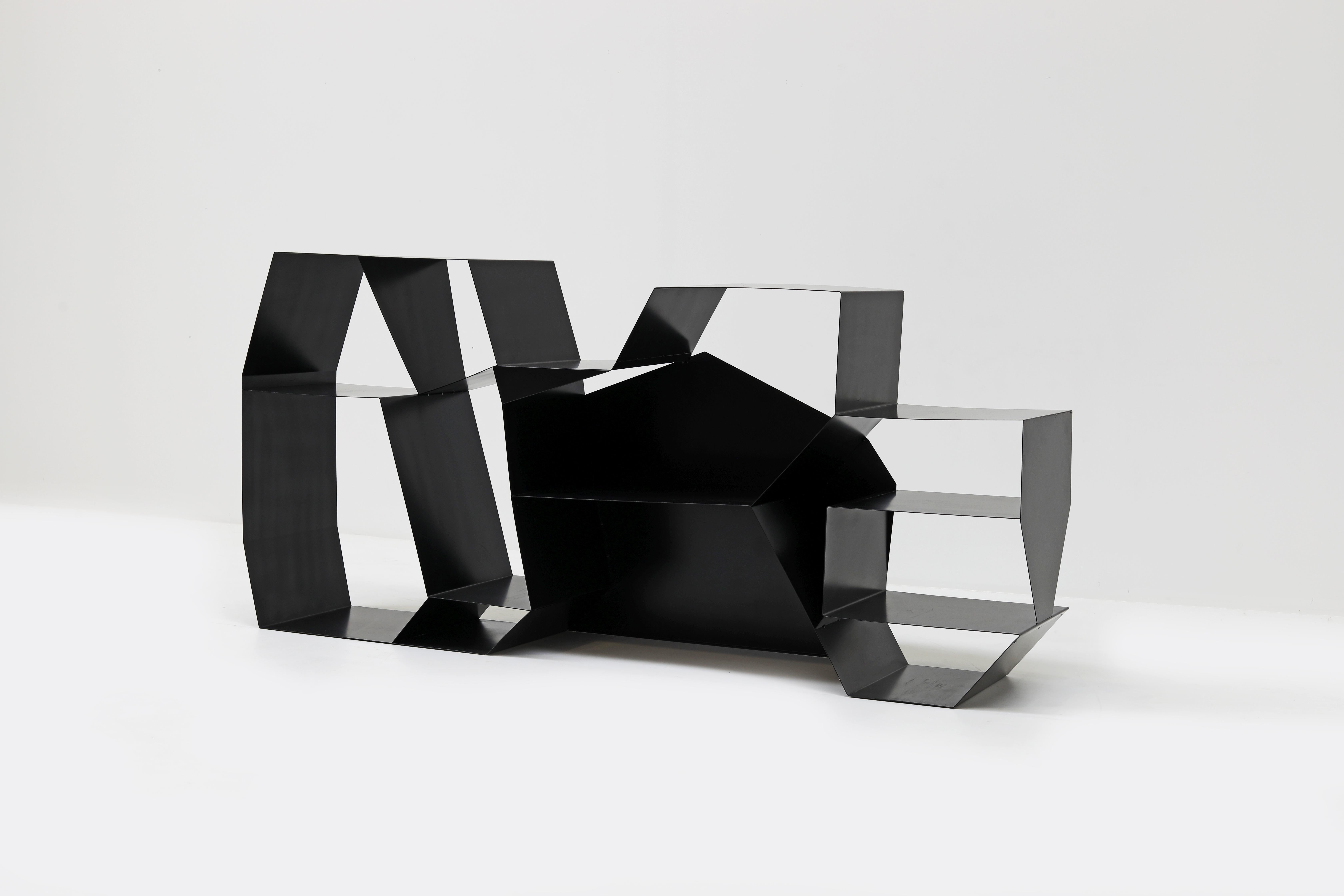Futuristisches Sideboard aus Metall im Angebot 5