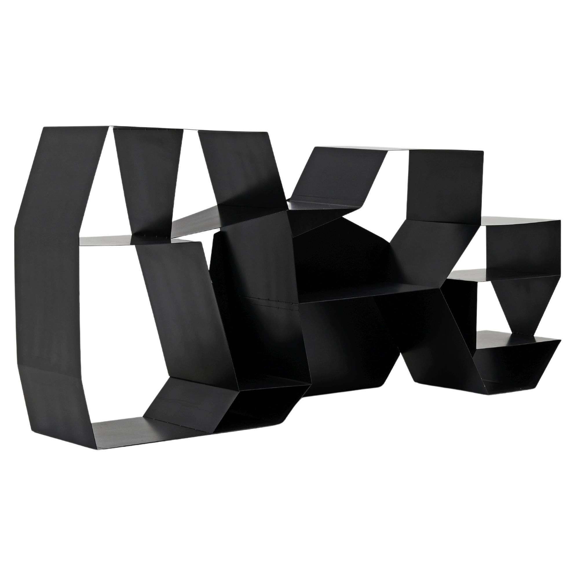 Futuristisches Sideboard aus Metall