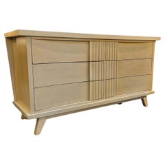 Futuristic Mid-Century Modern Low Dresser by Dixie Furniture