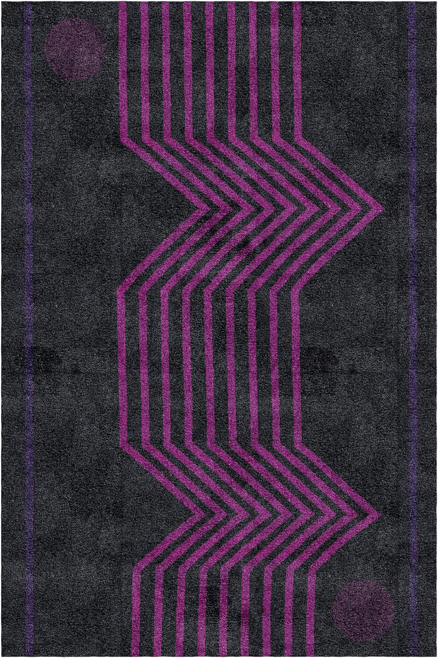 Futuro rug IV by Vanessa Ordoñez.
Dimensions: D 300 x W 200 x H 1.5 cm
Materials: Bamboo fibers and linen.

A striking design by Vanessa Ordoñez, this gorgeous rug will add sophistication and allure in any contemporary home. Hand-tufted in