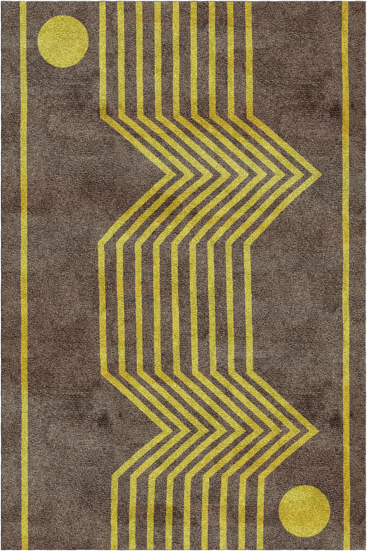 Futuro rug V by Vanessa Ordoñez
Dimensions: D 300 x W 200 x H 1.5 cm
Materials: bamboo fibers and linen

A striking design by Vanessa Ordoñez, this gorgeous rug will add sophistication and allure in any contemporary home. Hand-tufted in Europe