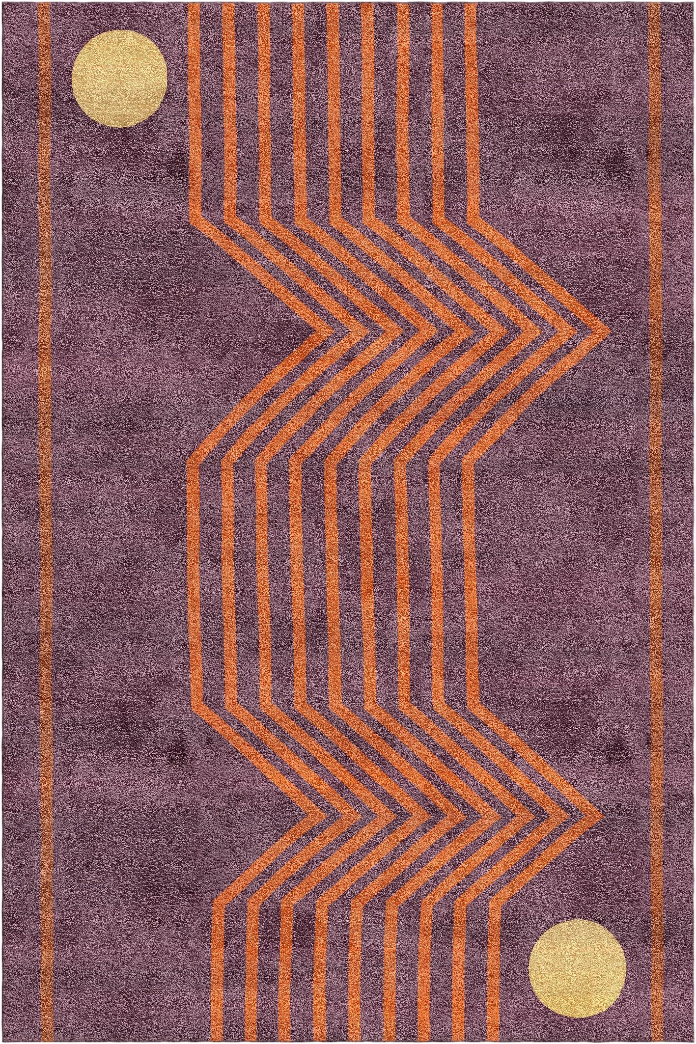Hand-Crafted Futuro Rug VI by Vanessa Ordoñez For Sale