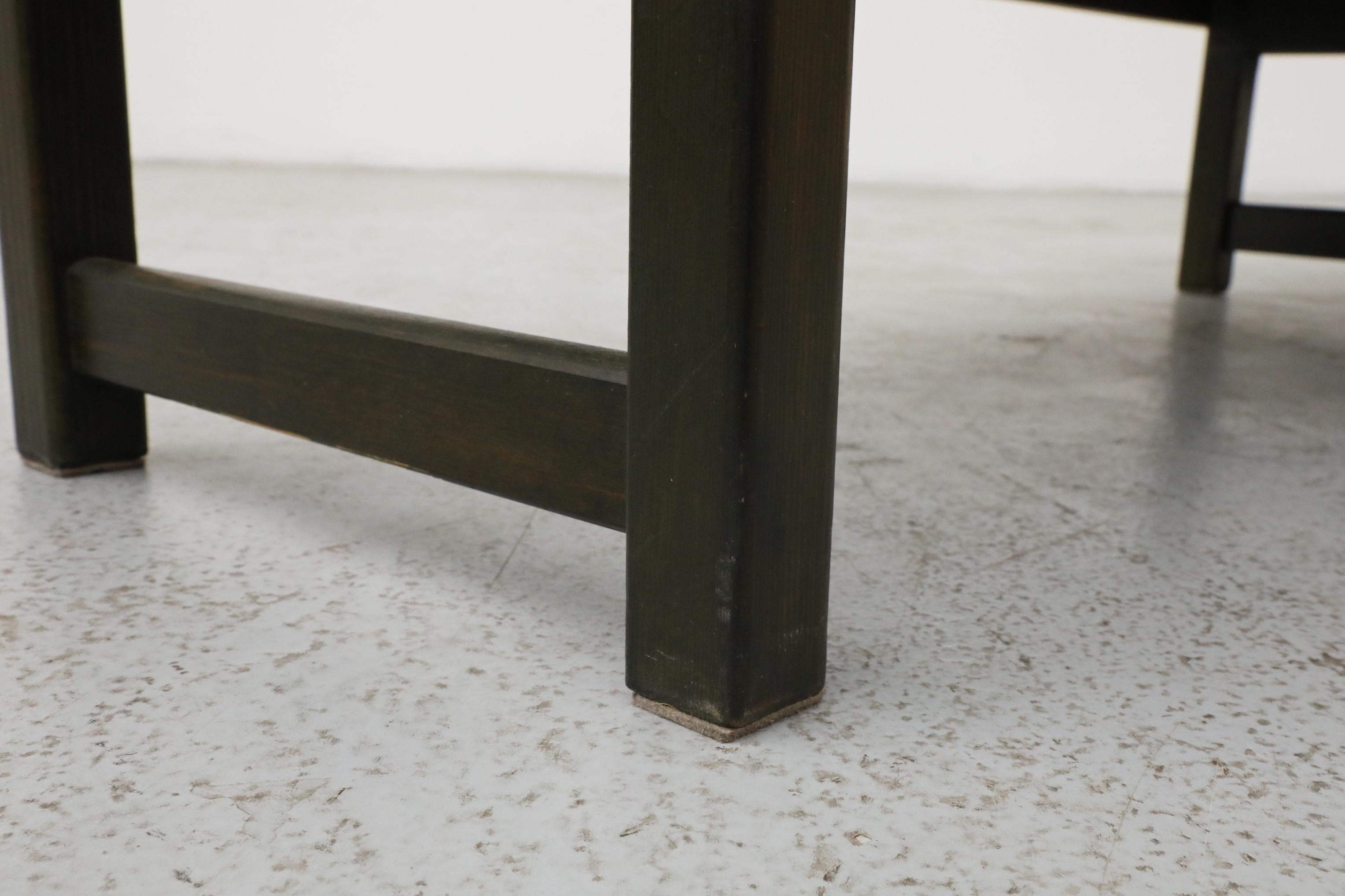 Futurum Green Stained Pine Bench by Rastad & Relling, Norway, 1960s For Sale 11