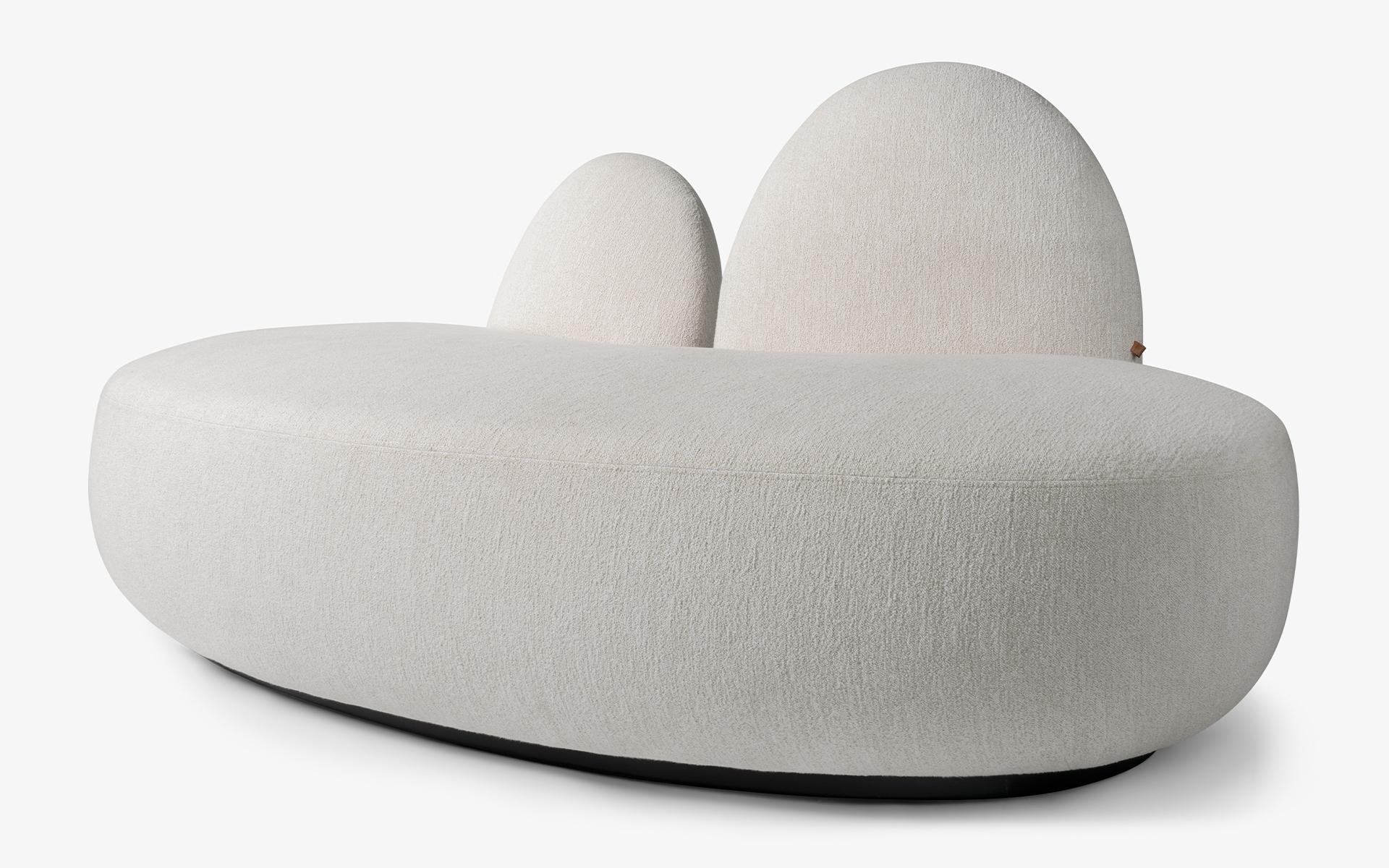 Fuyu Two Seater Sofa in Bouclet, Ready to Ship 11