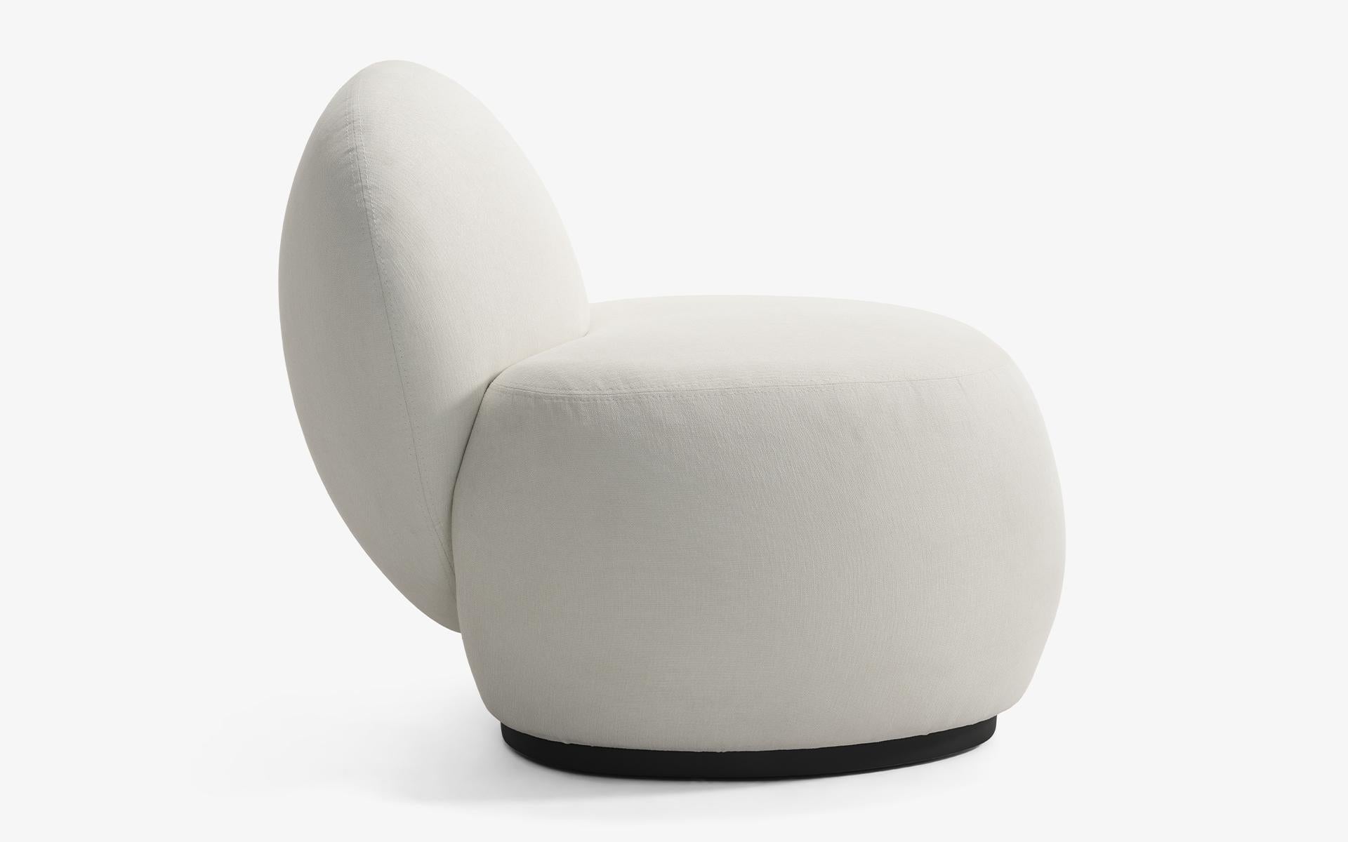 Fuyu XS Sillón moderno tapizado blanco Bergere by Lagu en Nuevo estado para la venta en İSTANBUL, TR