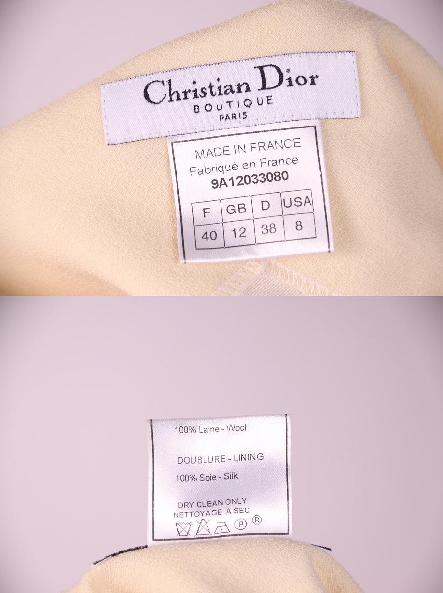 Christian Dior Galliano AI 1999 Gonna e giacca in lana in vendita 3