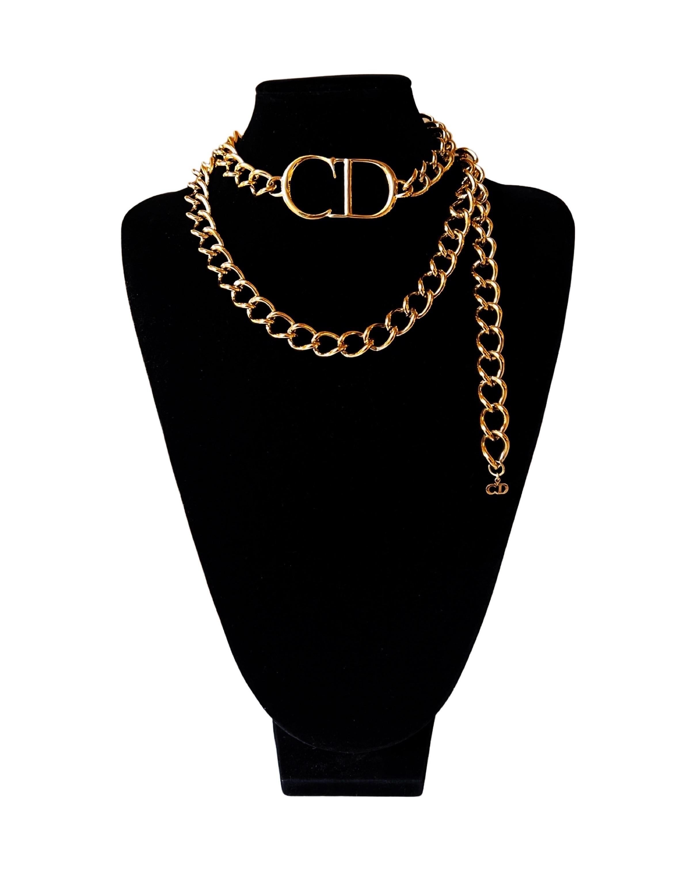 dior belt chain