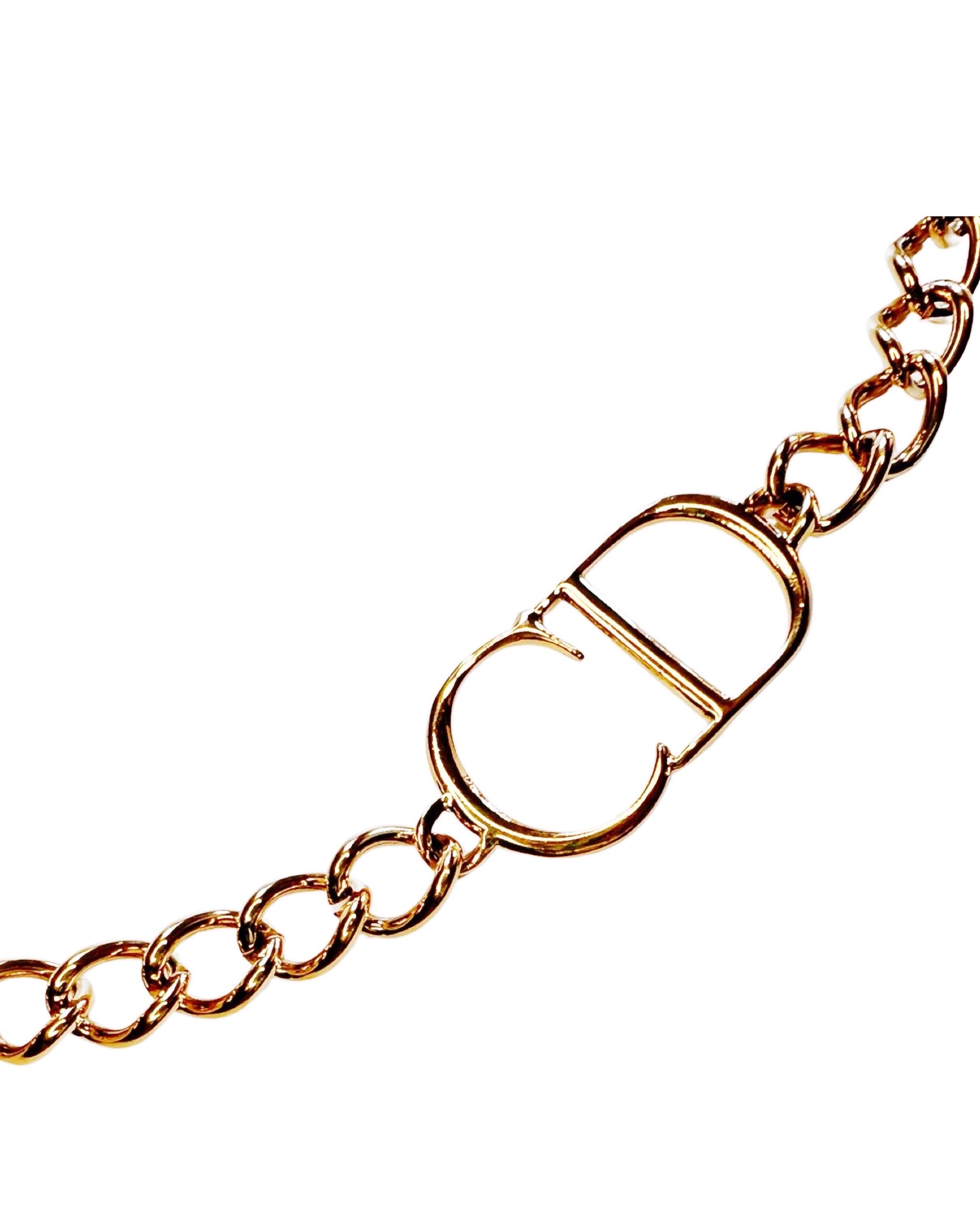 dior chain belt