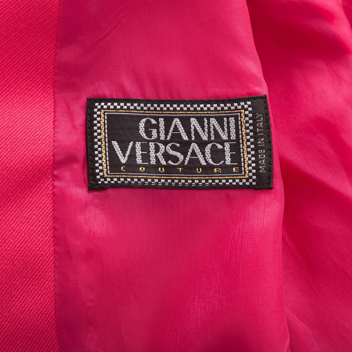 FW 2000 Vintage Gianni Versace Couture Silk Pant Suit 1