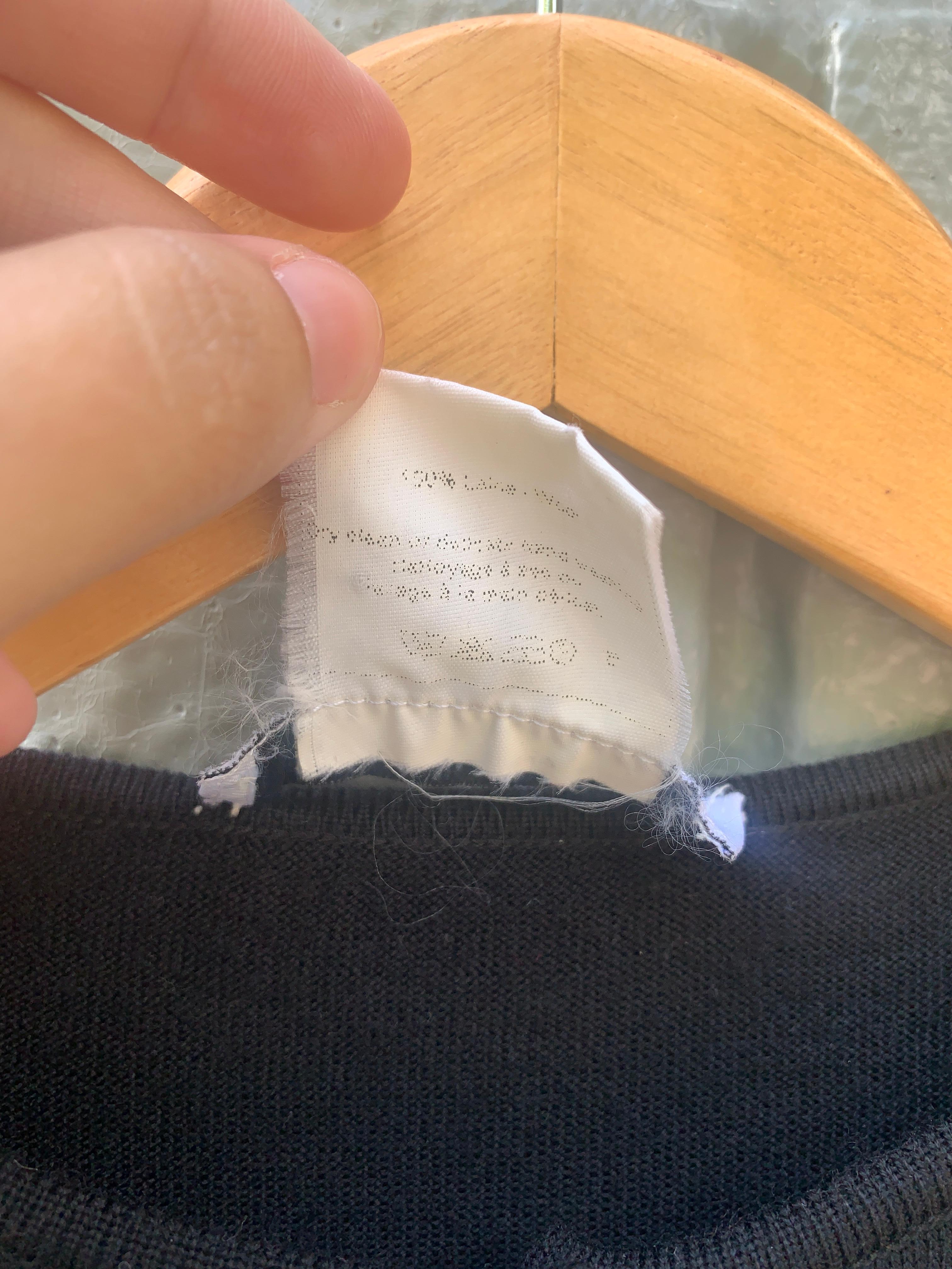 FW 2001 Christian Dior & John Galliano Strickjacke aus Wolle 2000er Jahre Häkelstickerei im Angebot 6