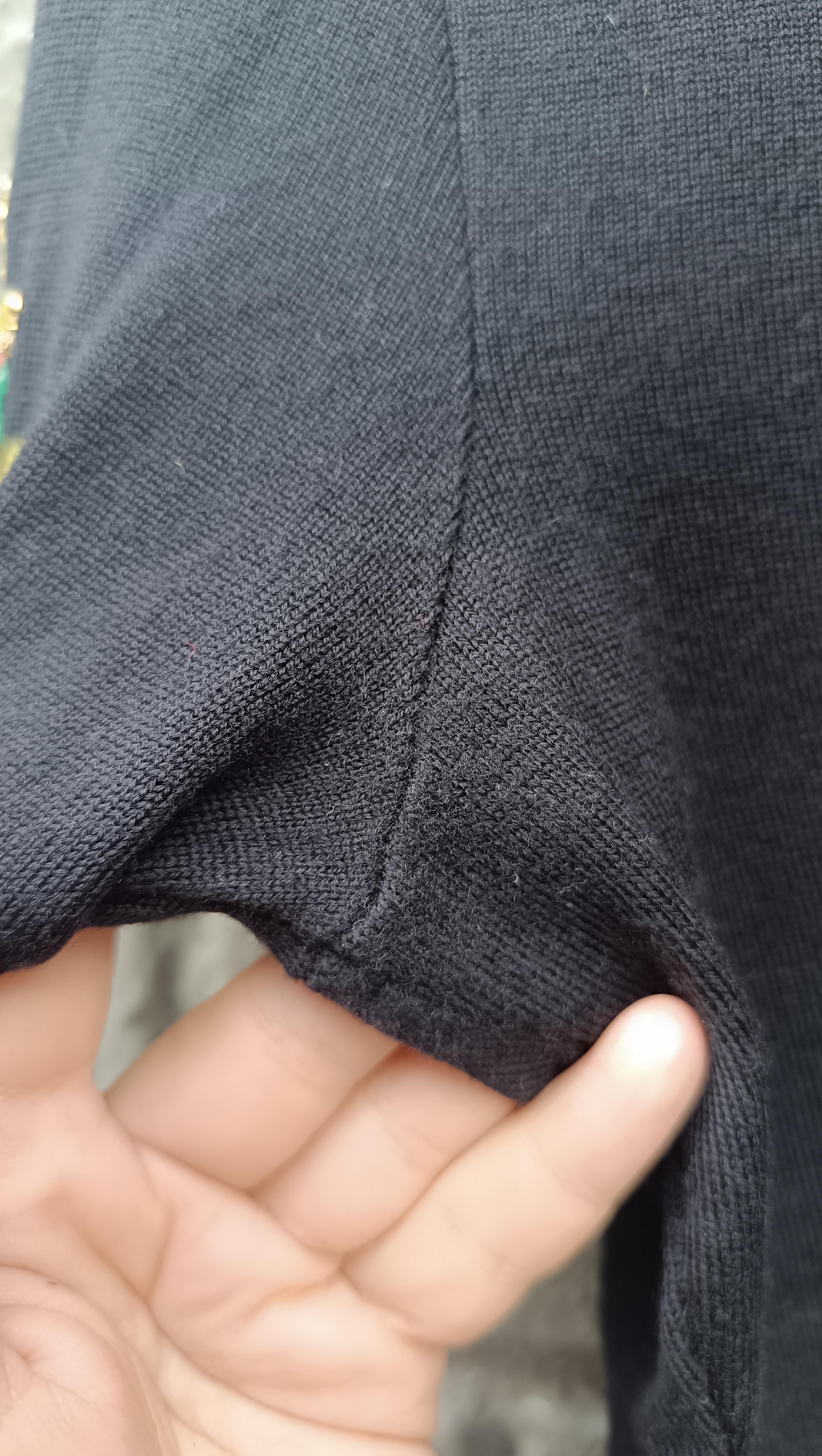 FW 2001 Christian Dior & John Galliano Strickjacke aus Wolle 2000er Jahre Häkelstickerei im Angebot 9