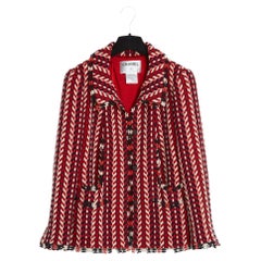 H/W 2004 Chanel Jacke FR38/40 Tricolor CC