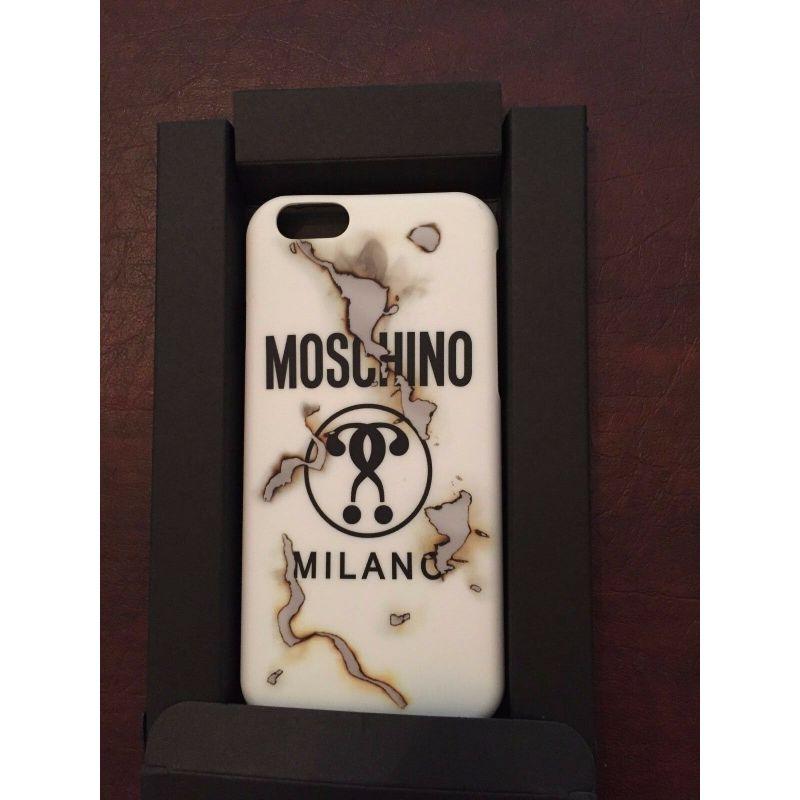 Women's FW16 Moschino Jeremy Scott Burnt Effect Smoke Fashion Case for Iphone 6 / 6S For Sale