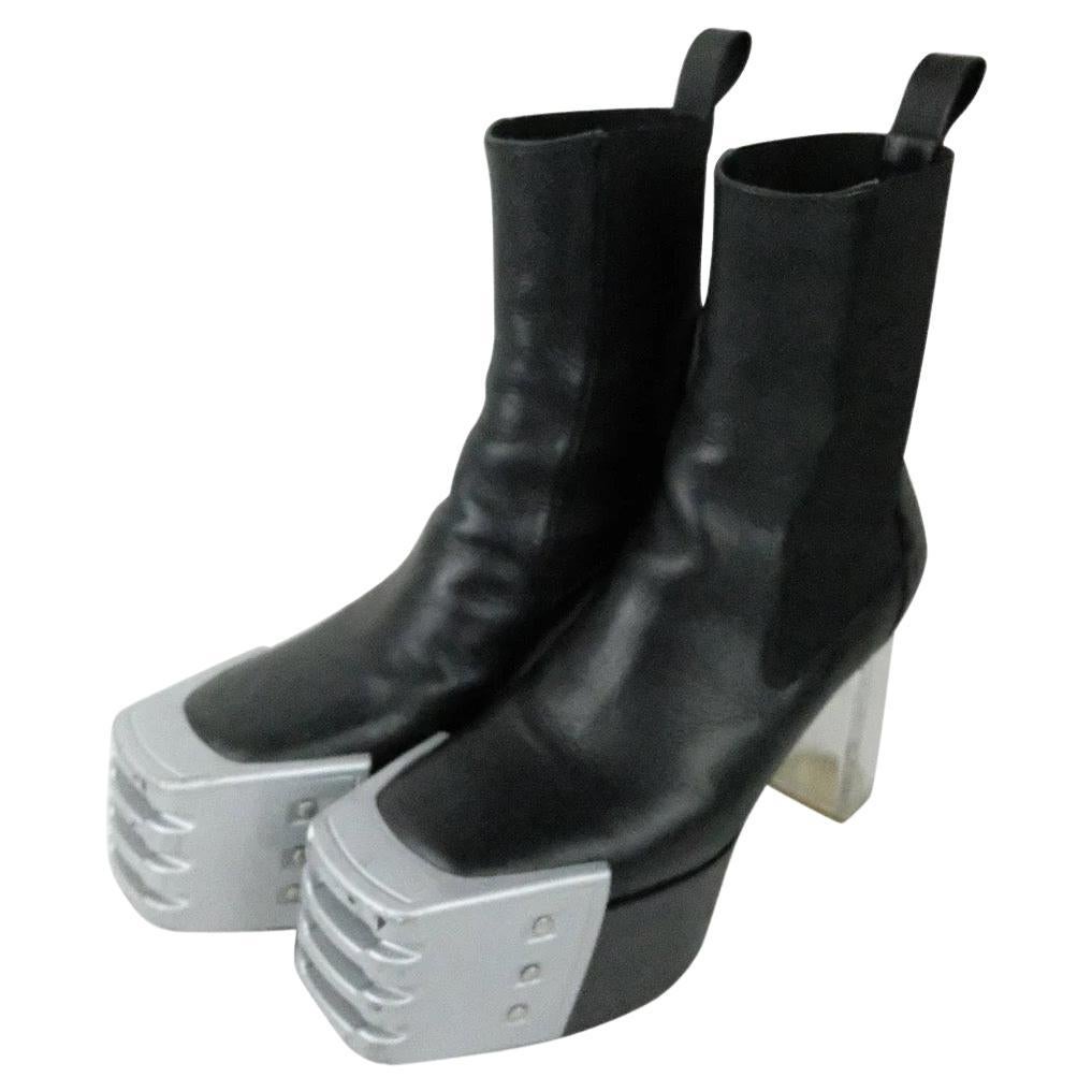 Rick Owens FW20 Performa Kiss Grill Boots For Sale at 1stDibs | rick owens  kiss boots