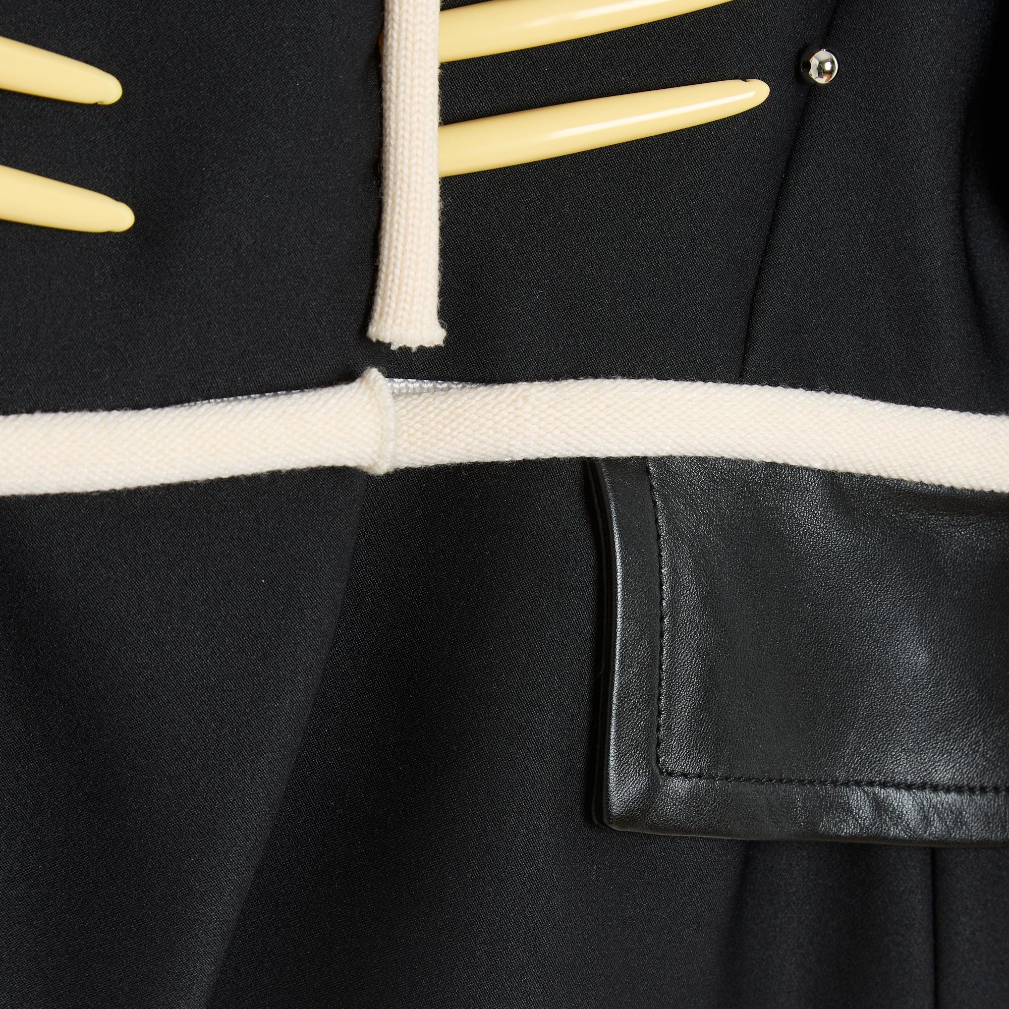 Women's or Men's FW2016 Louis Vuitton Short Peplum Military Jacket FR36