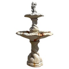 Fwd: Vintage Coastal Cast Concrete Fountain