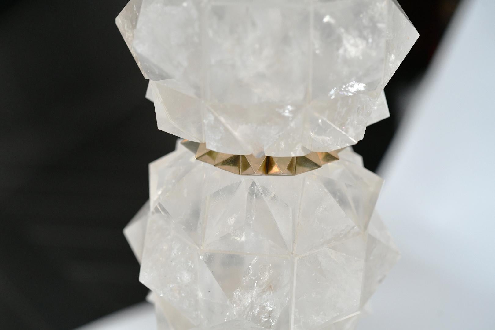 FWG II Rock Crystal Lamps by Phoenix In Excellent Condition For Sale In New York, NY