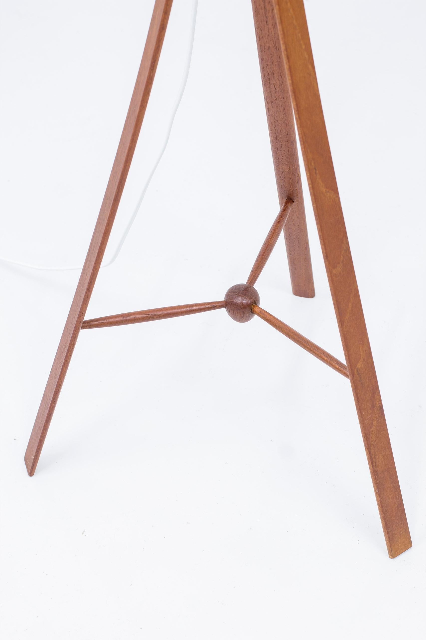 Swedish G-35 Teak Floor Lamp by Alf Svensson for Bergboms, Sweden, 1950s For Sale