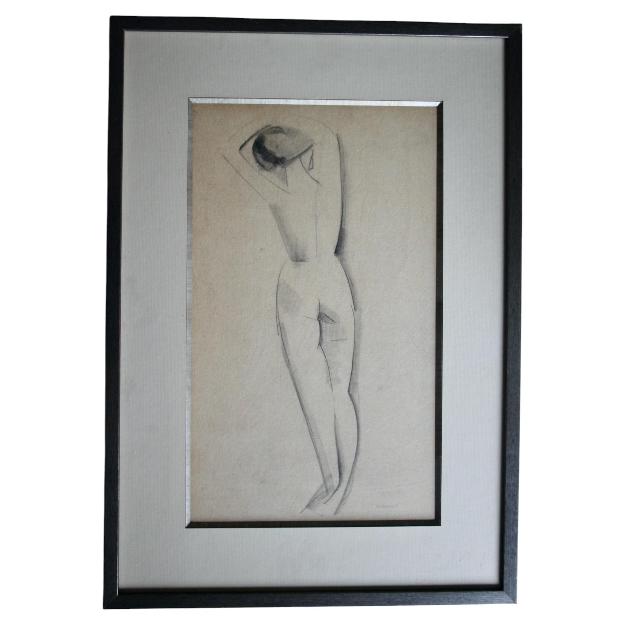 G Buchet disegno art déco in vendita