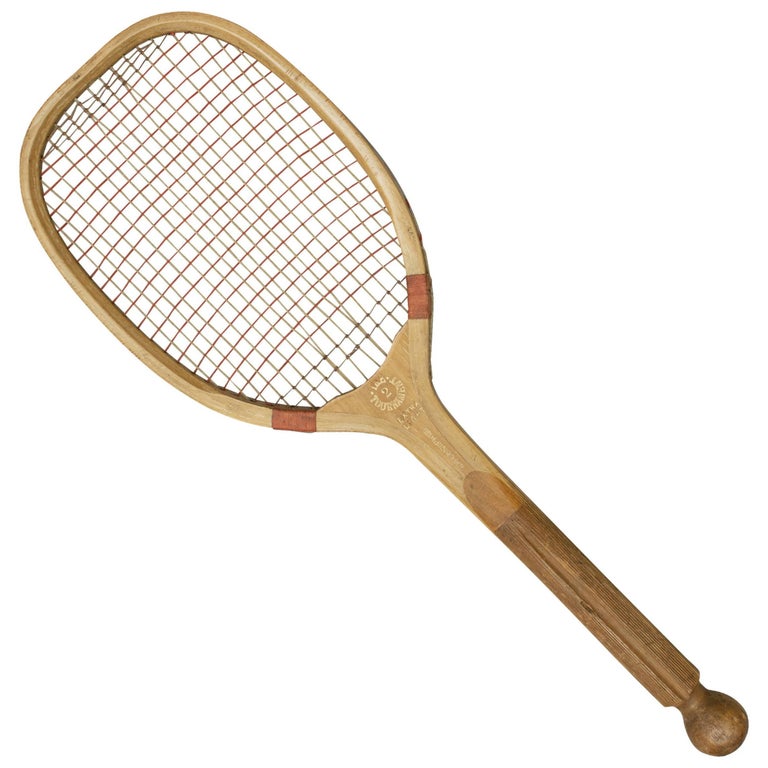 G. Bussey Ball Tail Tennis Racket For Sale at 1stdibs
