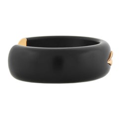 G. Bvlgari Vintage Jet "Enigma" Diamond Lips Cuff Bracelet