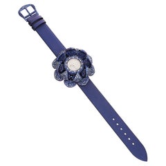 G by GLEN SPIRO Secret Flower Sapphire Reveal Watch