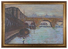 G. C. Heydanus - French Impressionist Oil, Views of the Seine
