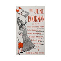 Circa 1895 poster by G. C. Parker promotes The June Bookman
