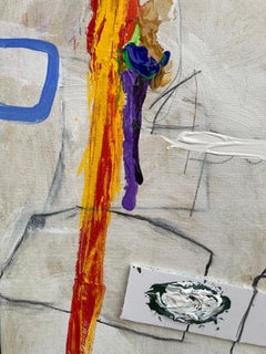 Cantilever (Framed Abstract Contemporary Painting)