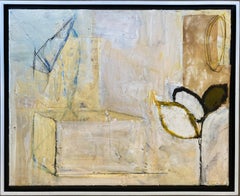 "Dawn of Reason" - Framed Abstract Contemporary Multimedia Painting