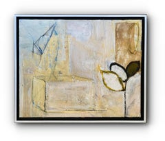 "Dawn of Reason" - Framed Abstract Contemporary Multimedia Painting