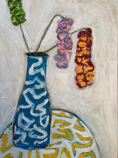 "Flowers Never Seen #11" - Framed Contemporary Painting