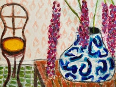 "Flowers Never Seen #8" - Framed Abstract Contemporary Painting